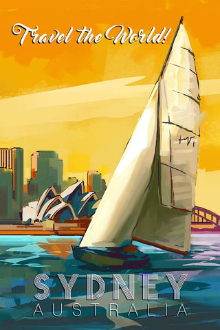 Vintage Travel: Sydney (Sailboats)
