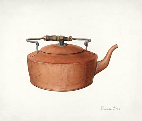 Copper Tea Kettle by Eugene Croe
