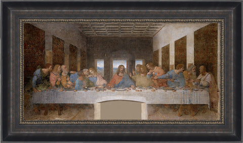 The Last Supper: Framed and Texturized Art Print