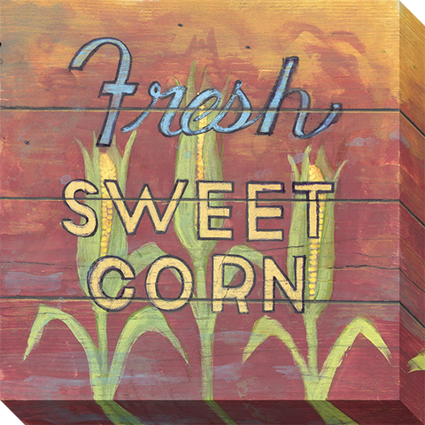 Fresh Sweet Corn: Gallery Wrapped Canvas (3 Sizes)
