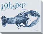 Blue Lobster: Gallery Wrapped Canvas (3 Sizes)