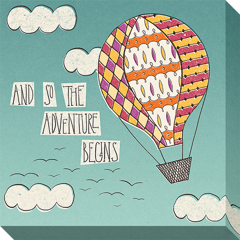 Up Up and Away Adventure: Gallery Wrapped Canvas (3 Sizes)