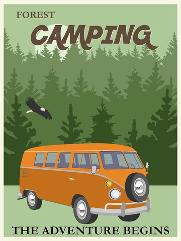Vintage Travel: Forest Camping (RV)