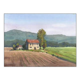 European Watercolor Landscape