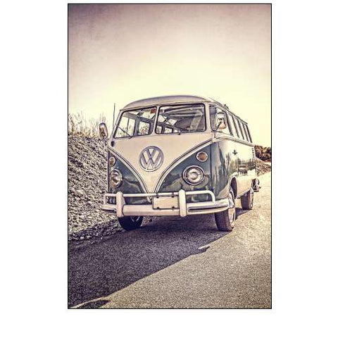 Surfers Vintage VW Bus