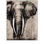 Elephant on Newspaper