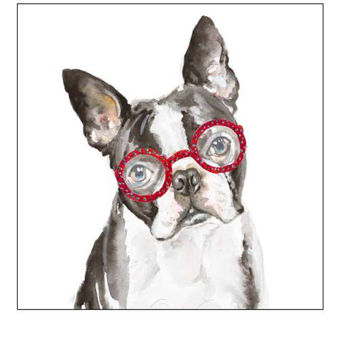 French Bulldog with Glasses