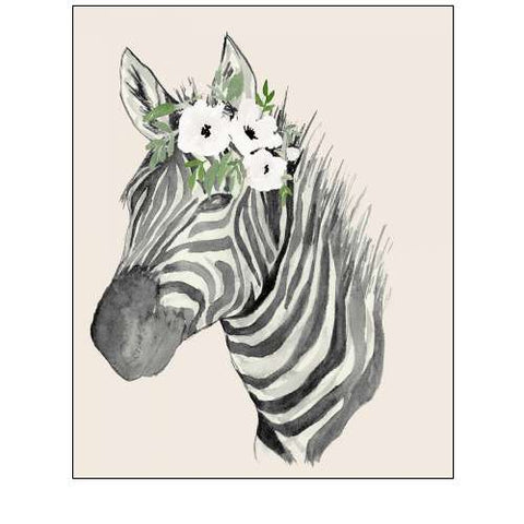 Floral Crowned Zebra
