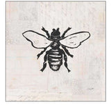 Bee Stamp BW