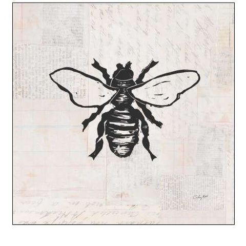 Bee Stamp BW