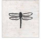 Dragonfly Stamp BW