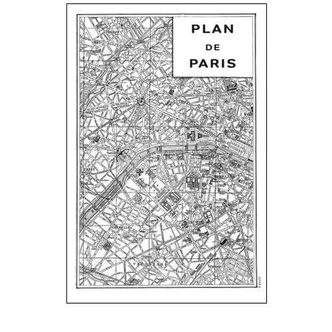 Inverted Paris Map