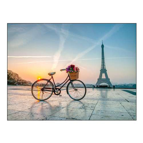 Bicycle and Eiffel Tower