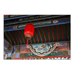 Asia-China-Beijing-Lantern and Ceiling Detail of the Summer Palace of Empress Cixi
