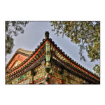 Asia-China-Beijing-Decorative Roof Detail of the Summer Palace of Empress Cixi