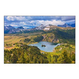 Canada-British Columbia-Rock Isle Lake Mountain and Lake Landscape