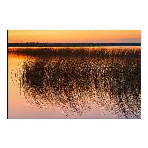 Canada-Manitoba-Riding Mountain National Park Sunset on Lake Audy