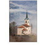 Slovenia-church on the hillside in Kobarid