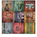 Mexico Collage of door details in city