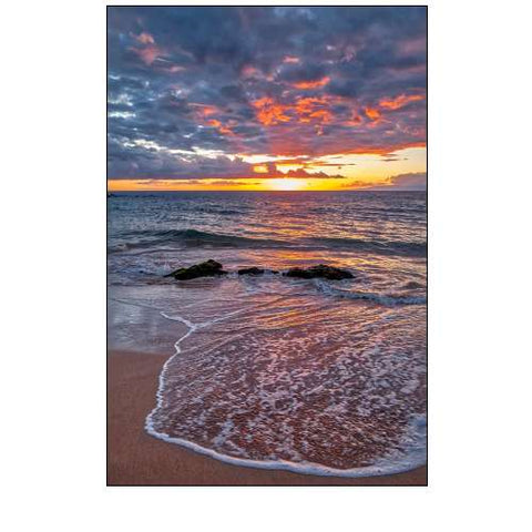 Sunset on Wailea Beach-Maui-Hawaii-USA