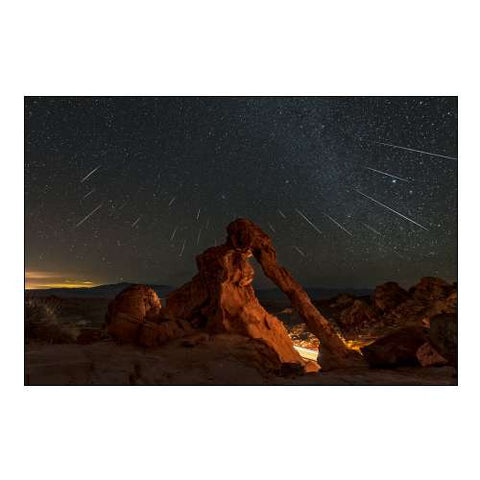 Geminid Meteor Shower Above The Elephant Rock
