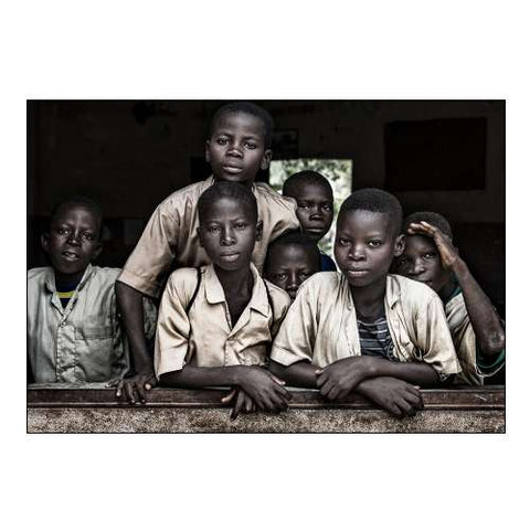 Boys At School In Benin