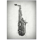 Black and White Sax