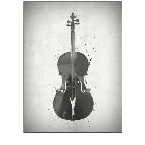 Black and White Violin