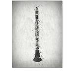 Black and White Clarinet