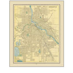 Minneapolis Minnesota - Cram 1892