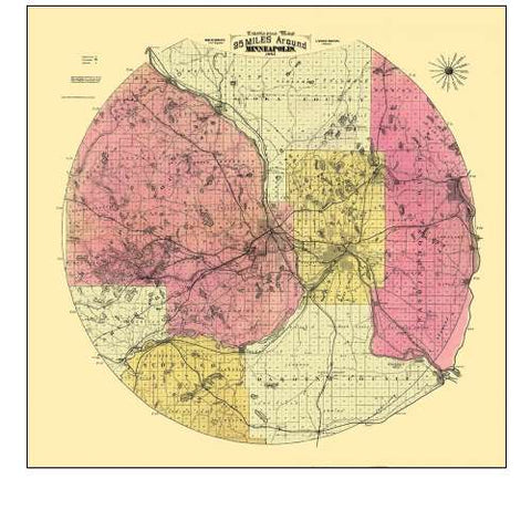 Minneapolis Minnesota - Cooley 1881