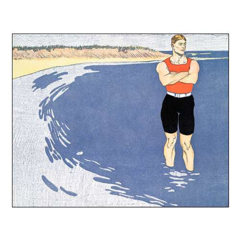 Man Standing in the Sea