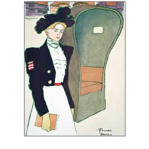 Woman holding Book