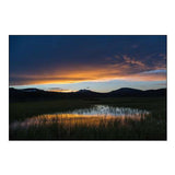 Spring Sunset, Swan Lake, Yellowstone National Park