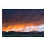 Thunderstorm at Sunset, Swan Lake Flat, Yellowstone National Park