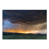 Thunderstorm at Sunset, Swan Lake Flat, Yellowstone National Park