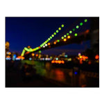 Brooklyn Bridge Bokeh Lights at Night