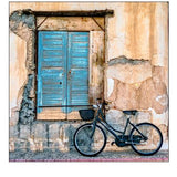 Old Window and Bicycle