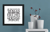 Be the Kind of Woman: Framed with Glass