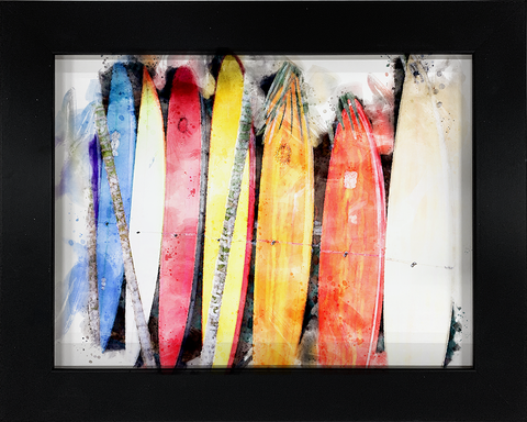 Watercolor Surfboards