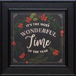 Most Wonderful Time: Framed with Glass