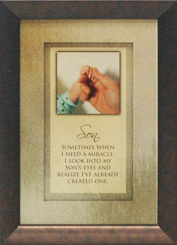 Son, Sometimes When I Need a Miracle: Framed with Glass