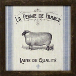 French Farmhouse V: Framed and Texturized Art Print