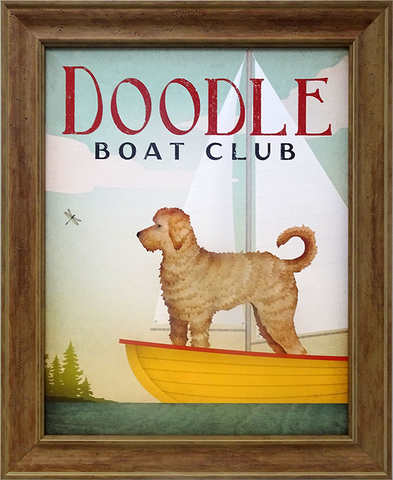 Doodle Sail: Framed with Glass