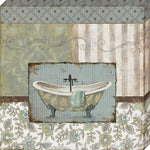 Country Style Bath I: Gallery Wrapped Canvas