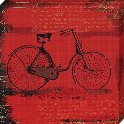 Bicycle I: Gallery Wrapped Canvas