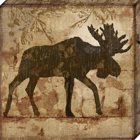 Country Moose: Gallery Wrapped Canvas