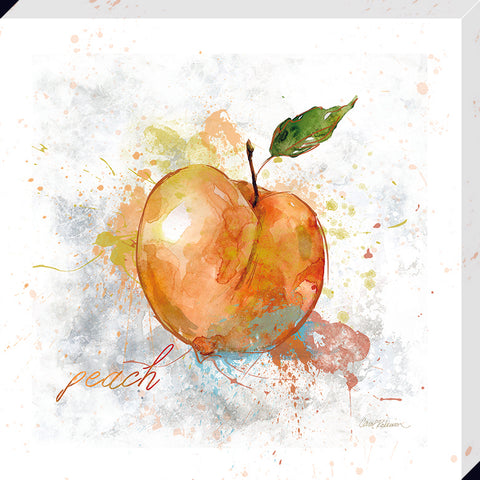 Fresh Peach: Gallery Wrapped Canvas