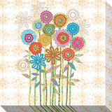 Picking Daisies Motif I: Gallery Wrapped Canvas