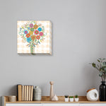 Picking Daisies Motif II: Gallery Wrapped Canvas